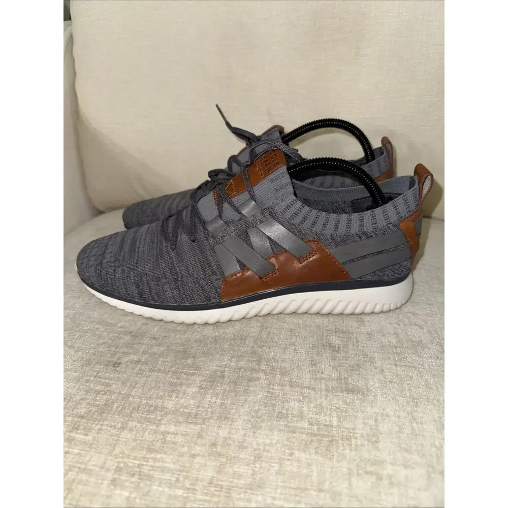 Cole Haan Mens Size 10 M Grand Motion Woven Stitchlite Sneaker Gray C27734 EUC